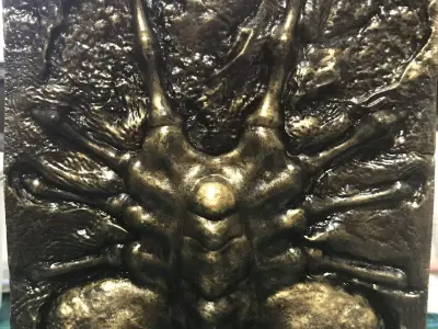 3d Print Alien Face Hugger Xenomorph Fossil 3D print model