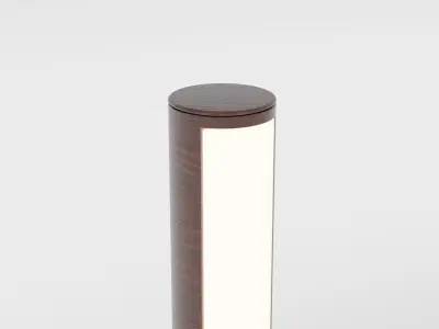 3 floor concrete lamps Free 3D model