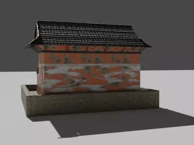 Traditional House Of Nepal 3D model