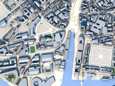 Bristol Cathedral England 3D model