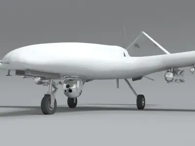 laos Game Military Drone Low-poly 3D model