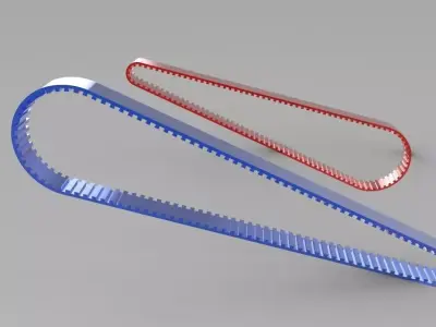 Motor Belt Free 3D model