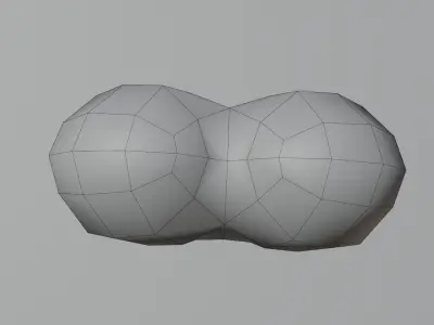 Heart Simple - Hand Painted Free 3D model