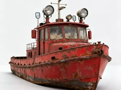 Realistic Stylized Pristine And Weathered Maritime Vessel Pack