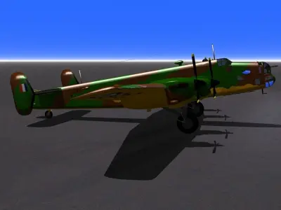 Handley Page Halifax Prototype Free 3D model