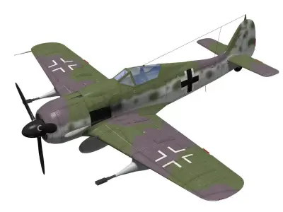Focke Wulf Fw190 F8 R3 3D model