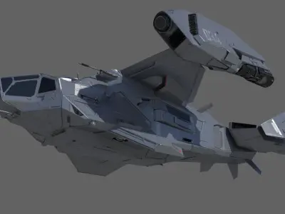 Space Ship mtl 3D model