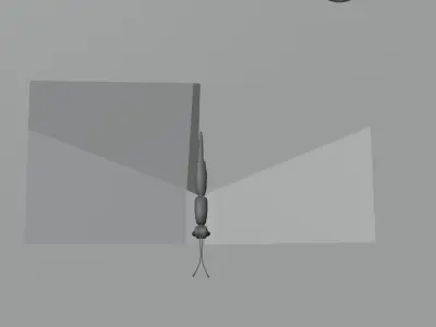 Butterfly clock 3D model