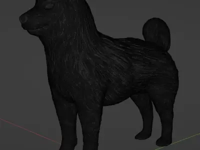DOG Shiba Inu stl 3D model