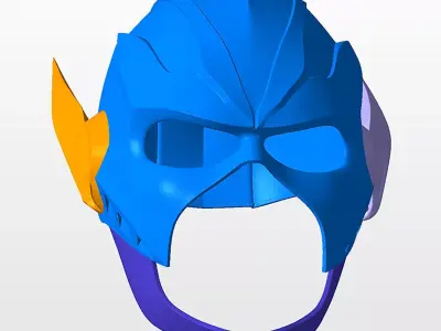 The Flash Injustice Helmet STL 3D Print Files 3D print model
