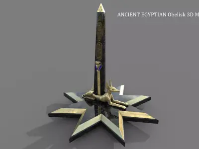  ANCIENT EGYPTIAN Obelisk 3D MODEL 3D model