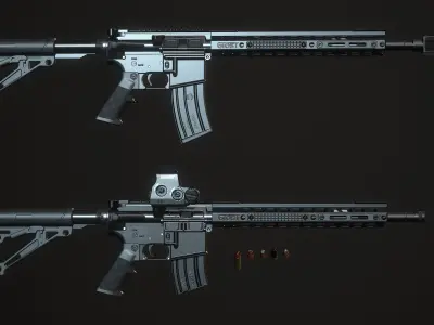 50 Beowulf Low-poly 3D model