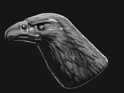 eagle head 3D model