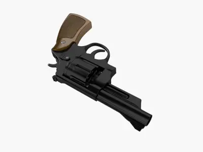Pistol - Revolver 3D model