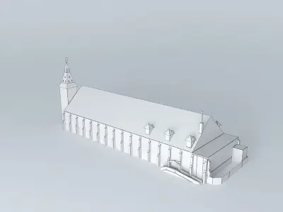 Berck Church of Our Lady of the Sands Free 3D model