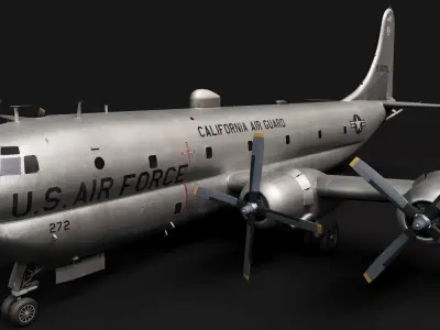 Boeing KC-97L Stratofreighter 3D model