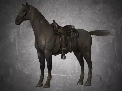 Horse - D3 3D model