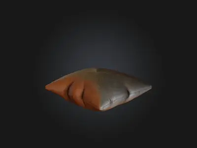 pilow model Low-poly 3D model