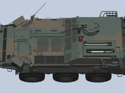 Japan Ground Self-Defense Force Chemical Protection Vehicles 3D model