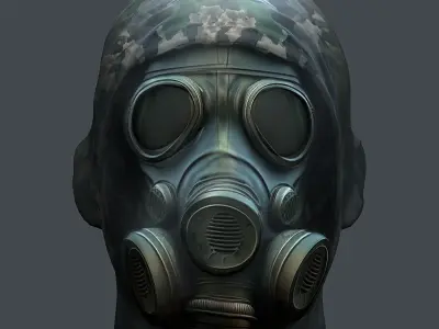 Helmet 3d model military combat Military Low-poly Low-poly 3D model