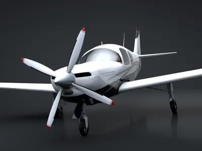 Ruschmeyer R90 230RG Rigged C4D 3D model