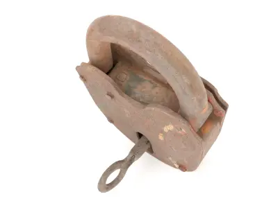 Padlock with Key Low-poly 3D model