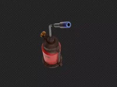 Prepo Fuel Blow Torch - PBR Game Ready Model 3D model