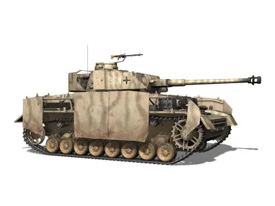 PzKpfw IV - Panzer 4 - Ausf H Late 3D model