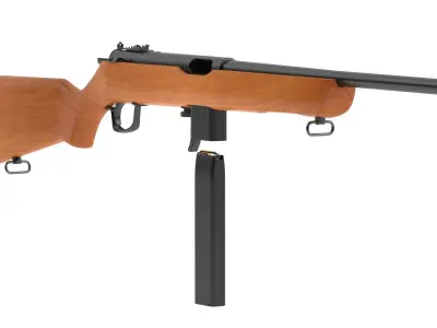 M50 Reising Submachine gun  3D model