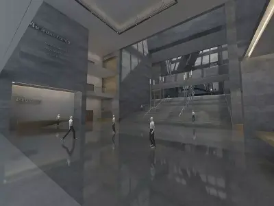 Museum Hall 3D model