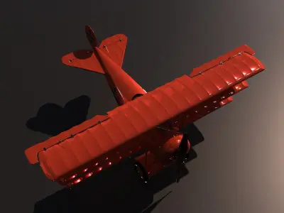 Red Baron Triplane 3D model