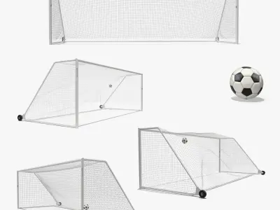 Animated Soccer Balls Collection 2 3D model