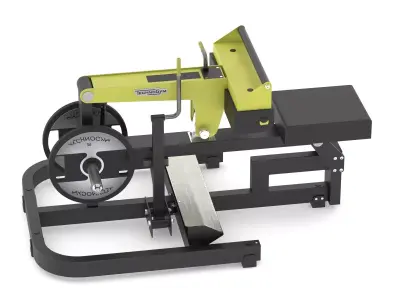 Technogym Plate Loaded Pure Seated Calf 3D model