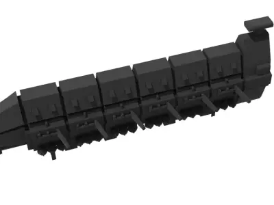 Interstellar freighter Free 3D model