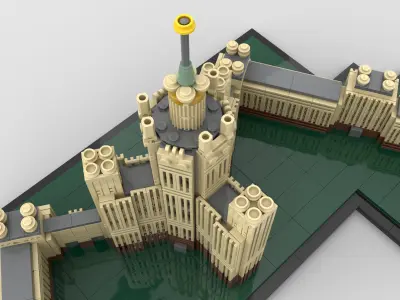 Kotelnicheskaya Embankment Building  3D model