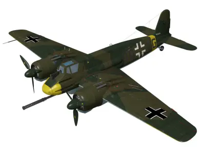 henschel hs129b3 3D model
