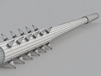 Medieval Mace LP 3DModel Low-poly 3D model
