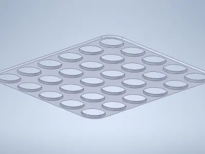 Large Battery Storage Printable Li-Ion battery holder 3D print model