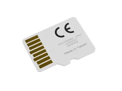 Samsung EVO Plus 128GB microSD 3D model