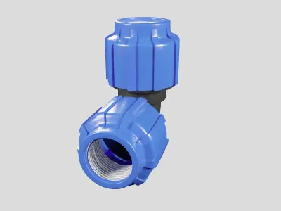 Compression fittings 3D model
