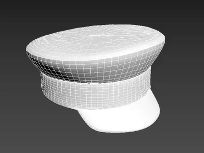 funny military hat Free 3D model