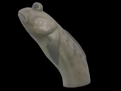 Mudskipper Sculpture 3D model