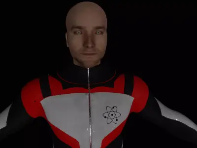 MOTOR RIDER Low-poly 3D model