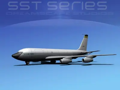 Boeing KC-135E Stratotanker LPSS V10 3D model