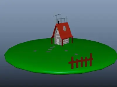 Modren House 3D model