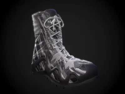 Military Boot Custom Skins Pack Low-poly 3D model