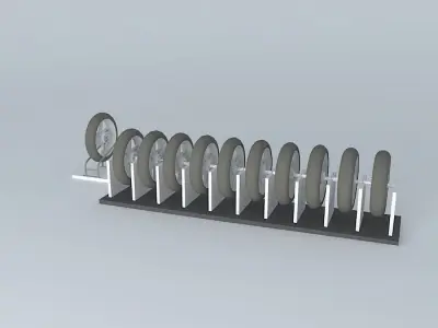 Expositor tires Free 3D model
