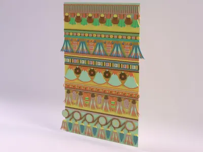 Egyptian Symbols - 050 Low-poly 3D model