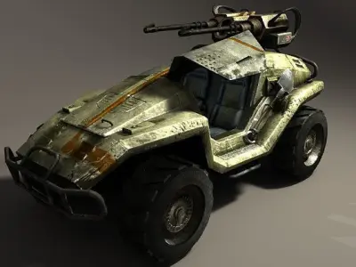 Viper Scout Vehicle Low-poly 3D model