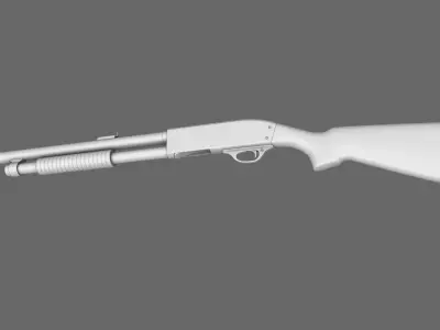Pump Shotgun 3D model